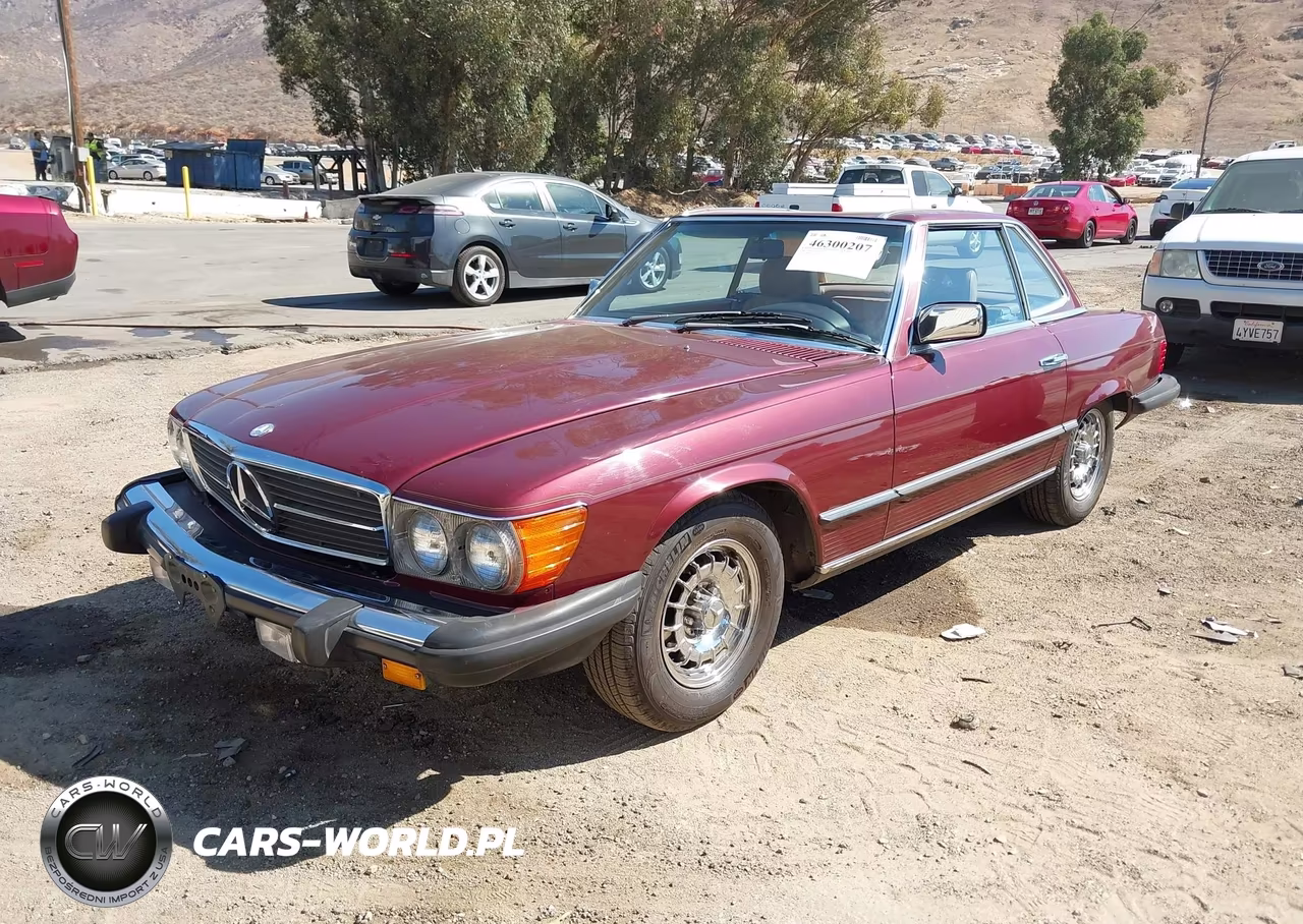 1985 Mercedes-Benz 380 Sl VIN:WDBBA45C9FA035072 - 2