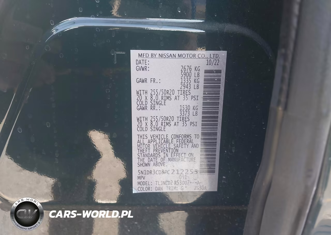 2023 Nissan Pathfinder Sl 4Wd VIN:5N1DR3CD8PC212253 - 9