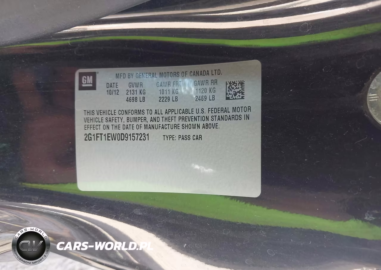 2013 Chevrolet Camaro 2Ss VIN:2G1FT1EW0D9157231 - 9