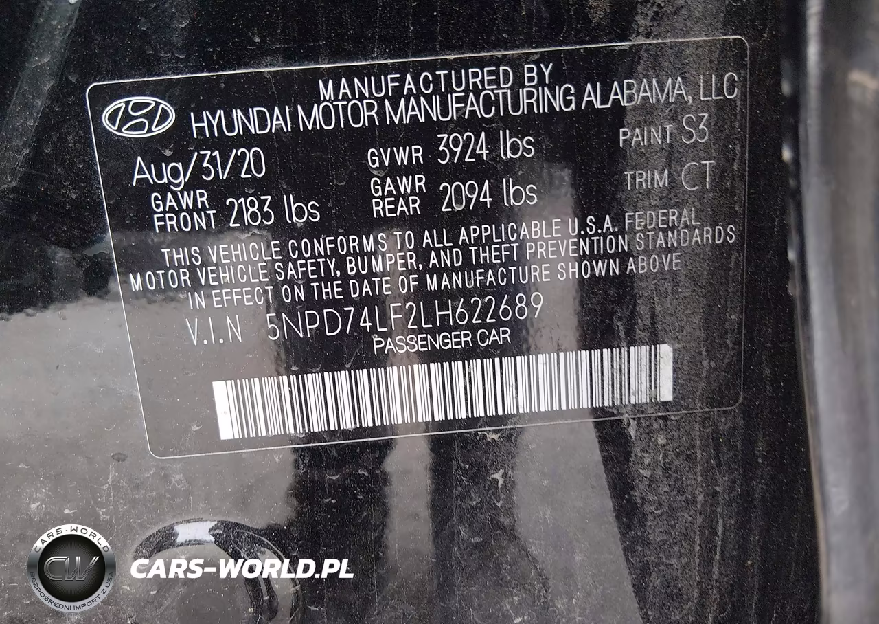 2020 Hyundai Elantra Se VIN:5NPD74LF2LH622689 - 9