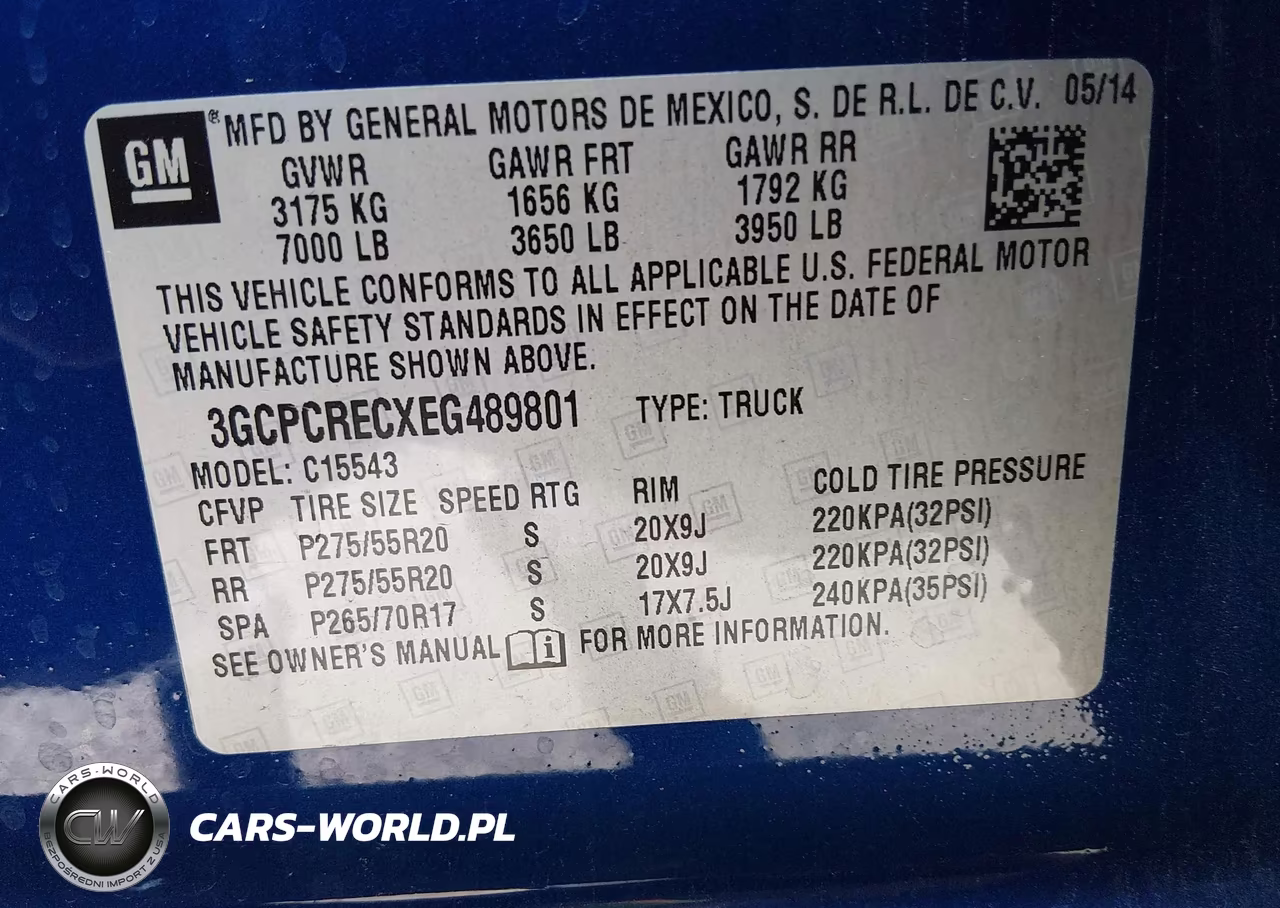 2014 Chevrolet Silverado 1500 1Lt VIN:3GCPCRECXEG489801 - 9