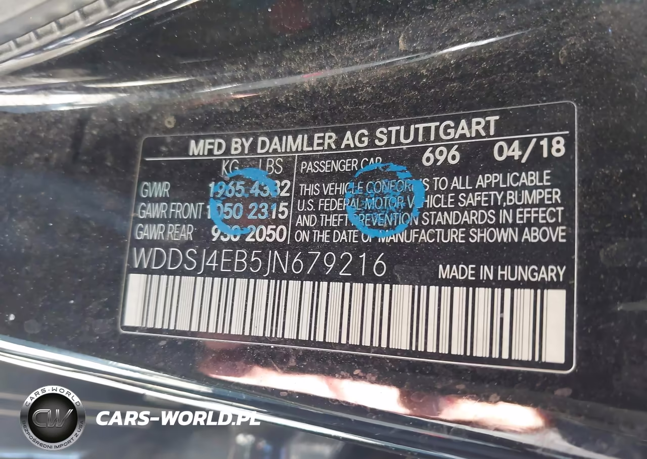 2018 Mercedes-Benz Cla 250 VIN:WDDSJ4EB5JN679216 - 9