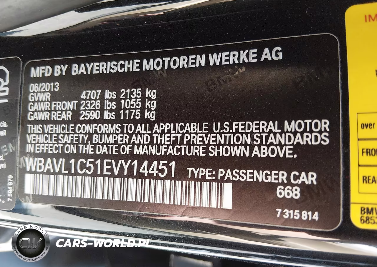 2014 BMW X1 xDrive28I VIN:WBAVL1C51EVY14451 - 9