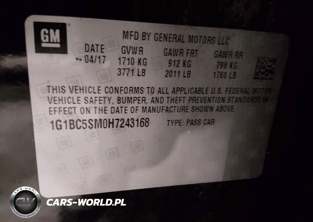 2017 Chevrolet Cruze Ls Auto VIN:1G1BC5SM0H7243168 - 9