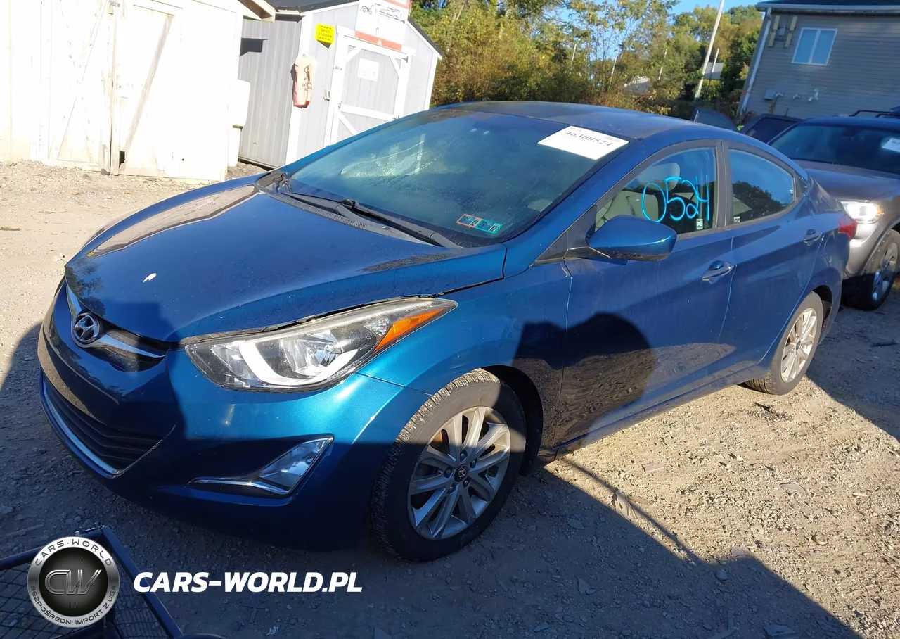 2016 Hyundai Elantra Se VIN:KMHDH4AE2GU502227 - 2