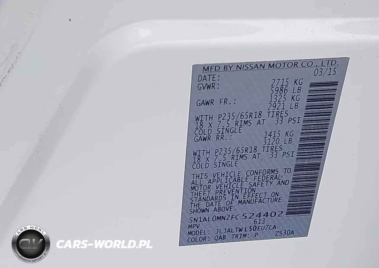 2015 Infiniti Qx60 VIN:5N1AL0MN2FC524402 - 9