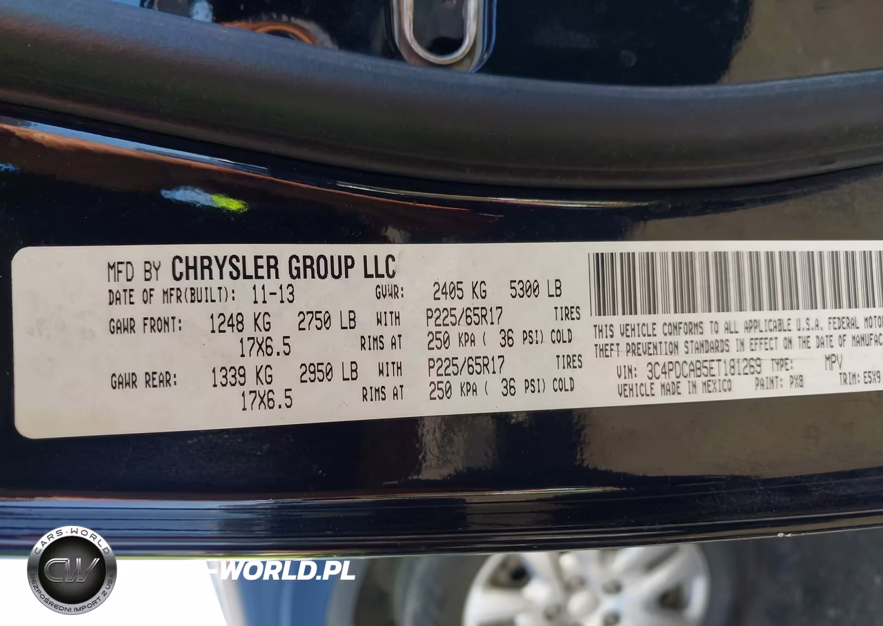 2014 Dodge Journey American Value Pkg VIN:3C4PDCAB5ET181269 - 9