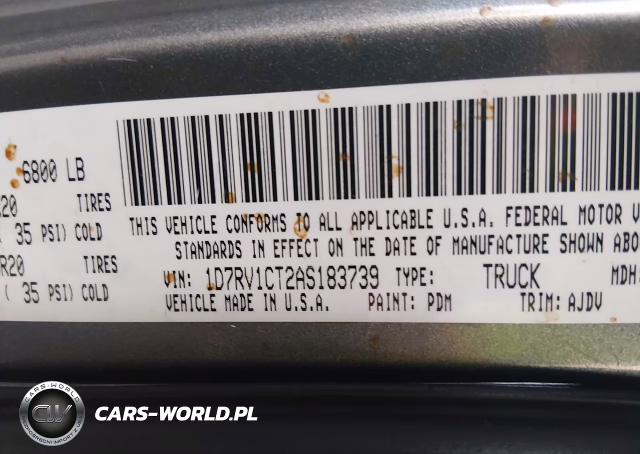 2010 Dodge Ram 1500 Slt-Sport-Trx VIN:1D7RV1CT2AS183739 - 9