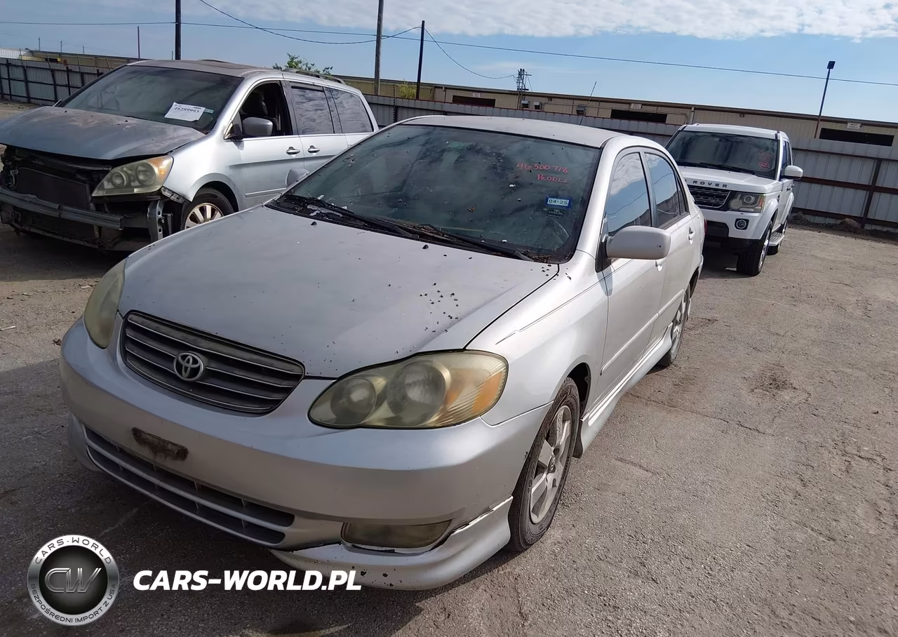 2003 Toyota Corolla S VIN:1NXBR32E73Z080348 - 2