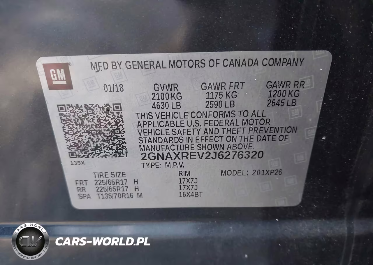 2018 Chevrolet Equinox Ls VIN:2GNAXREV2J6276320 - 9
