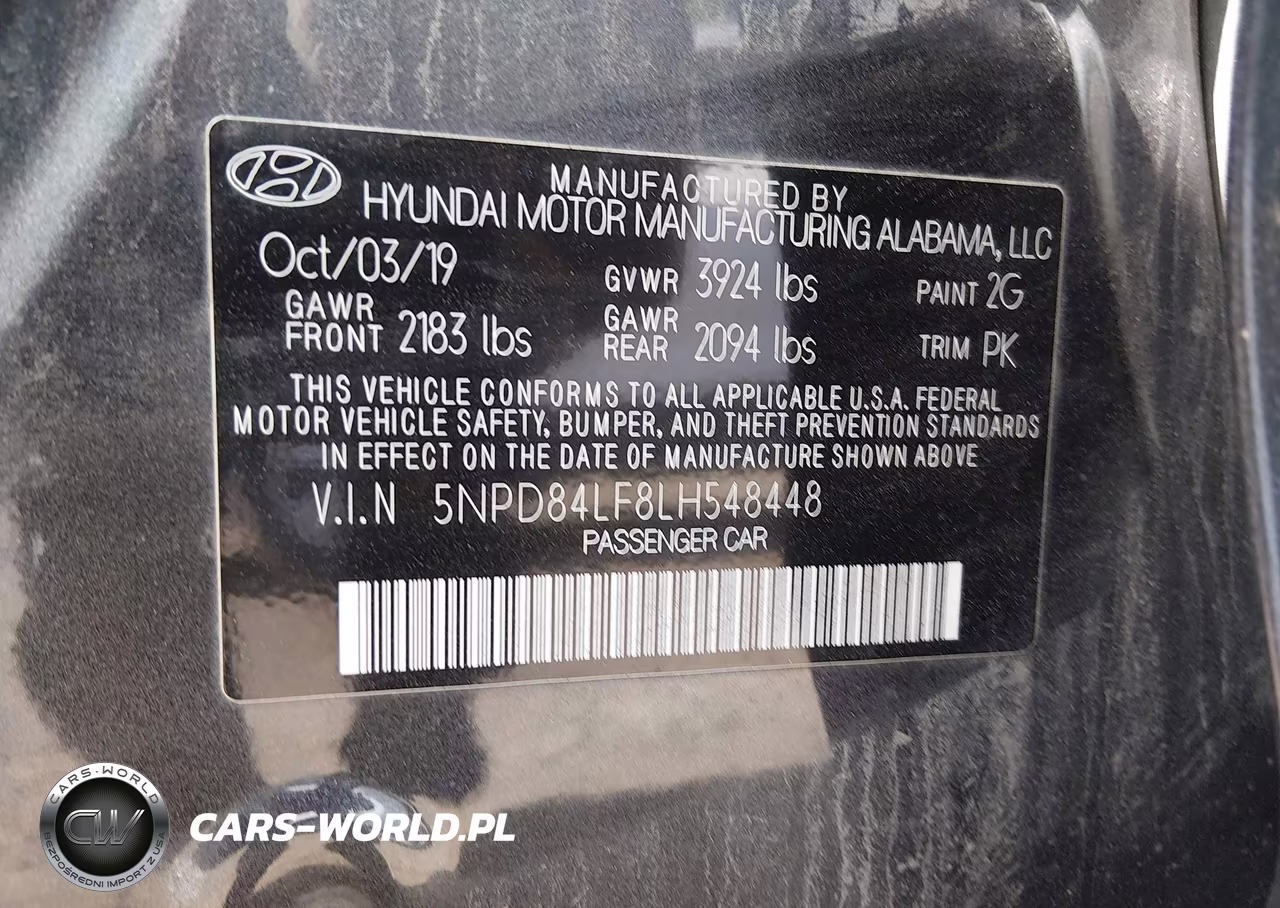 2020 Hyundai Elantra Sel VIN:5NPD84LF8LH548448 - 9