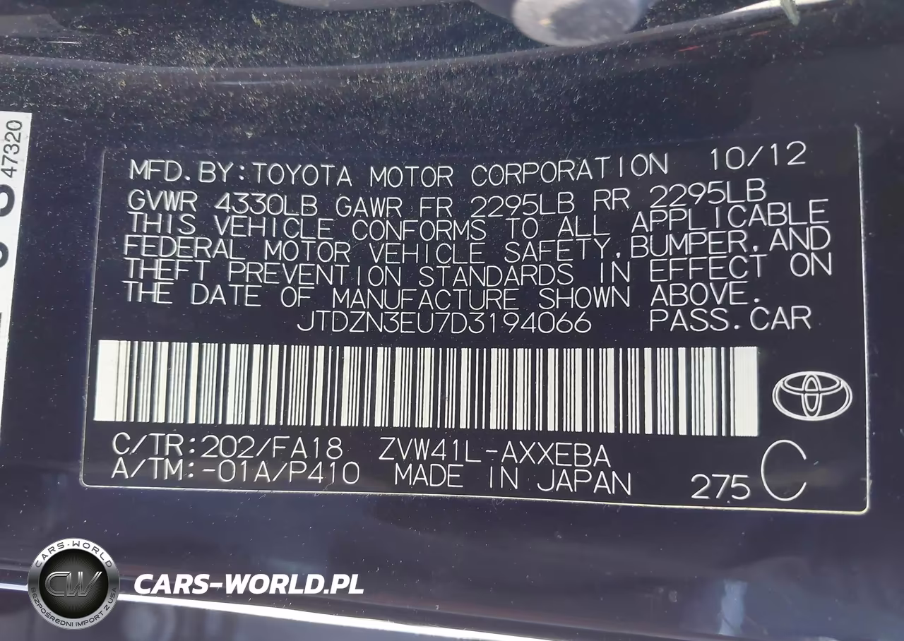 2013 Toyota Prius V Three VIN:JTDZN3EU7D3194066 - 9