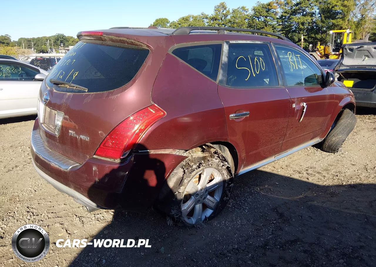 2007 Nissan Murano Sl VIN:JN8AZ08WX7W663543 - 4
