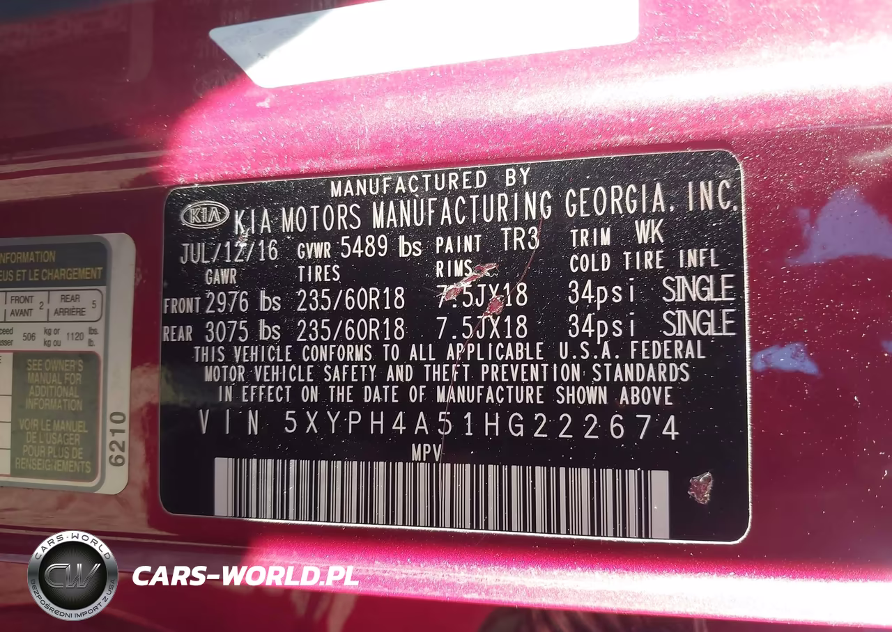 2017 Kia Sorento 3.3L Ex VIN:5XYPH4A51HG222674 - 9