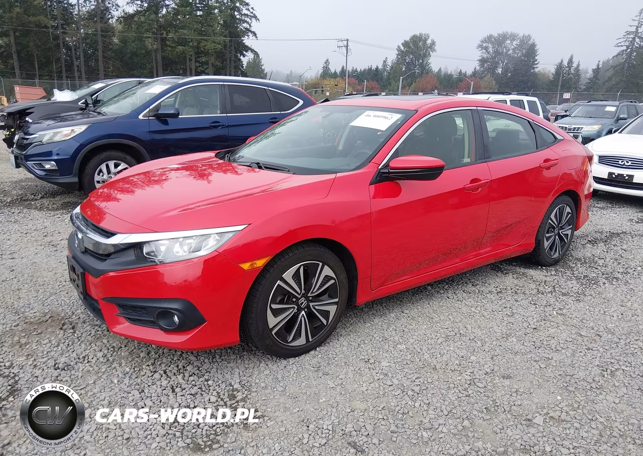 2018 Honda Civic Ex-L VIN:JHMFC1F72JX041300 - 2