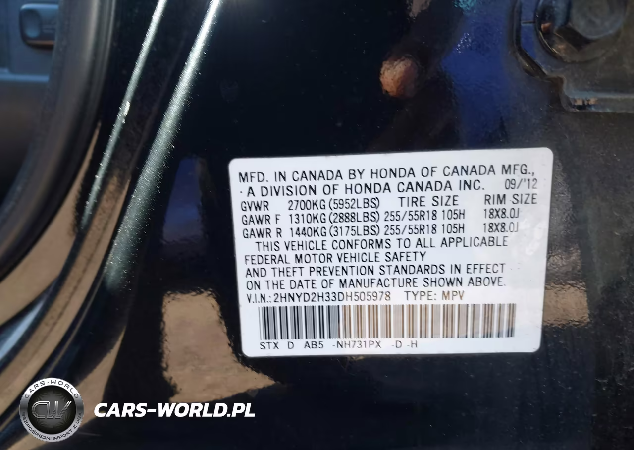 2013 Acura Mdx Technology Package VIN:2HNYD2H33DH505978 - 9