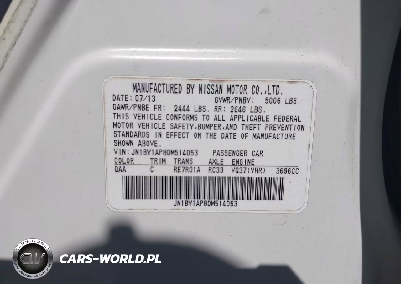 2013 Infiniti M37 VIN:JN1BY1AP8DM514053 - 9