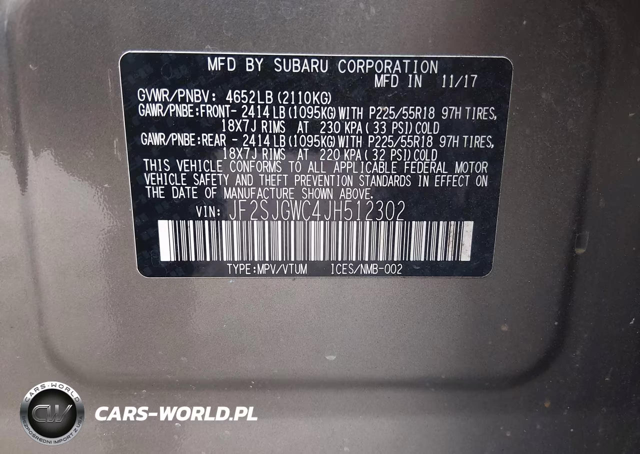 2018 Subaru Forester 2.0Xt Touring VIN:JF2SJGWC4JH512302 - 9