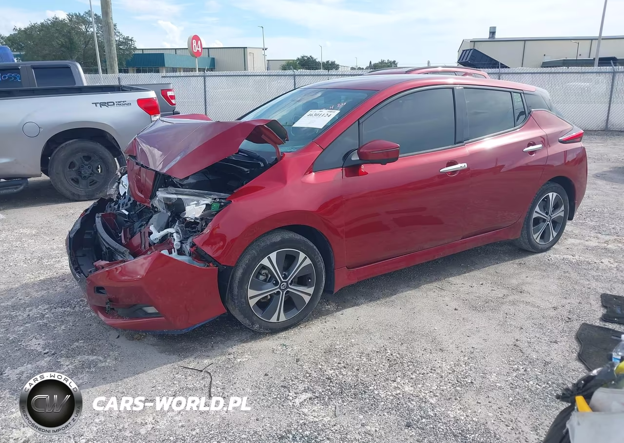 2021 Nissan Leaf Sl Plus 62 Kwh VIN:1N4BZ1DV9MC553234 - 2