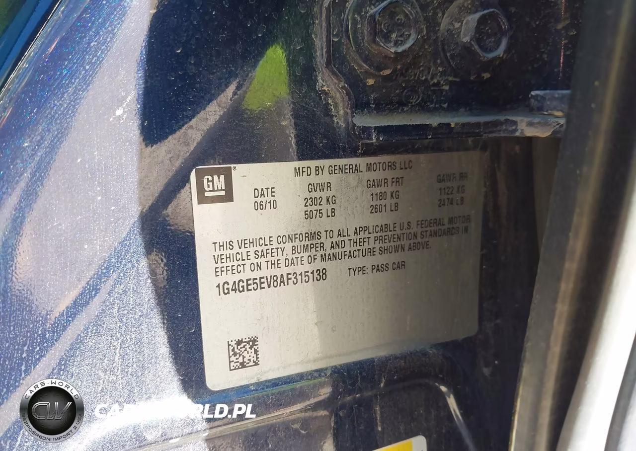 2010 Buick Lacrosse Cxs VIN:1G4GE5EV8AF315138 - 9