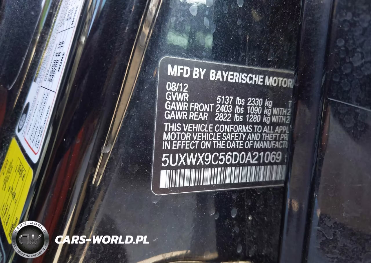 2013 BMW X3 xDrive28I VIN:5UXWX9C56D0A21069 - 9