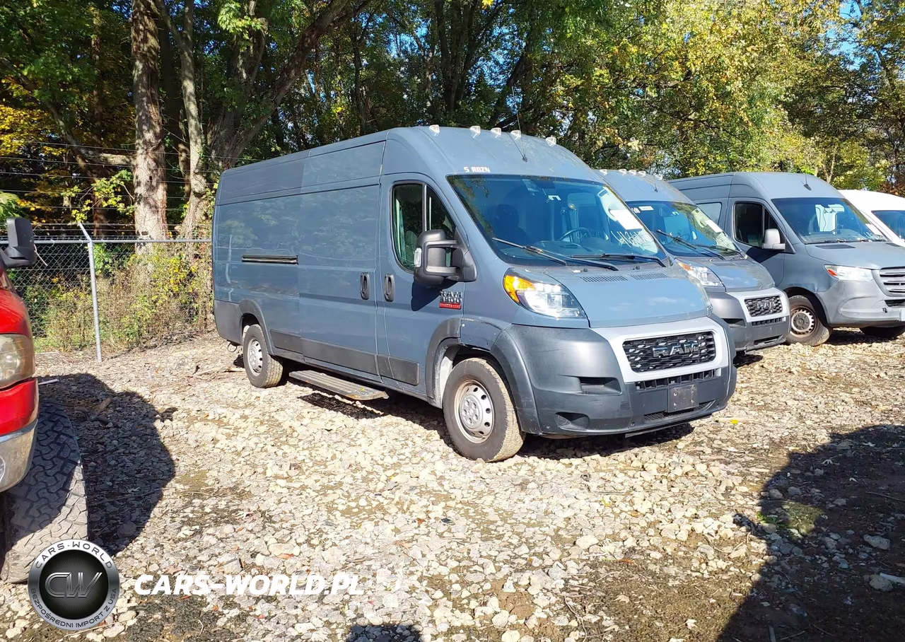2019 Ram Promaster 3500 Cargo Van High Roof 159 Wb Ext VIN:3C6URVJG5KE552014 - 1