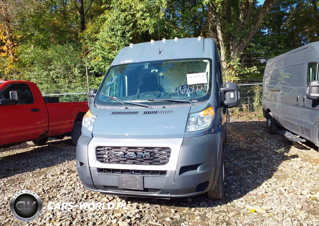 2019 Ram Promaster 3500 Cargo Van High Roof 159 Wb Ext VIN:3C6URVJG5KE552014 - 12