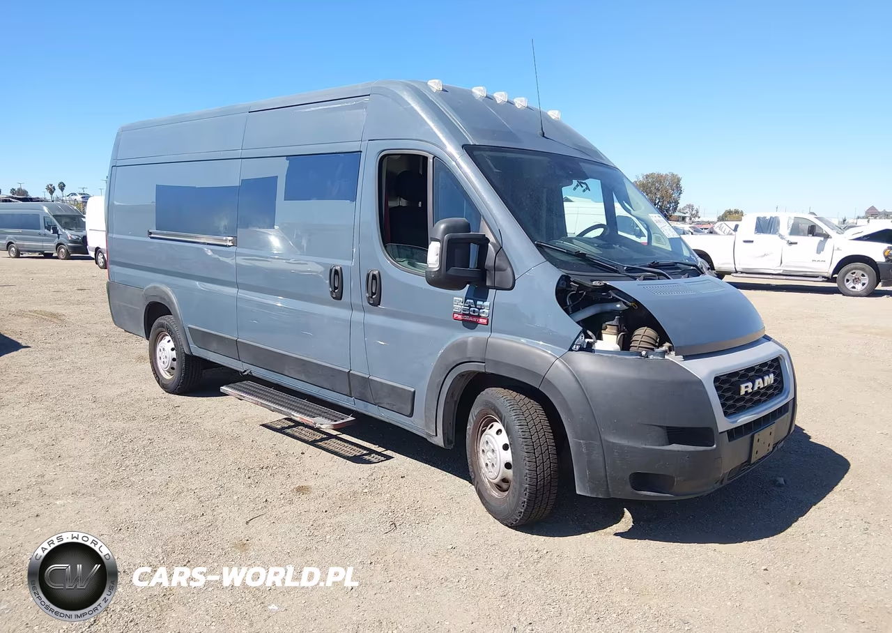2021 Ram Promaster 3500 Cargo Van High Roof 159 Wb Ext VIN:3C6MRVJG4ME549771 - 1