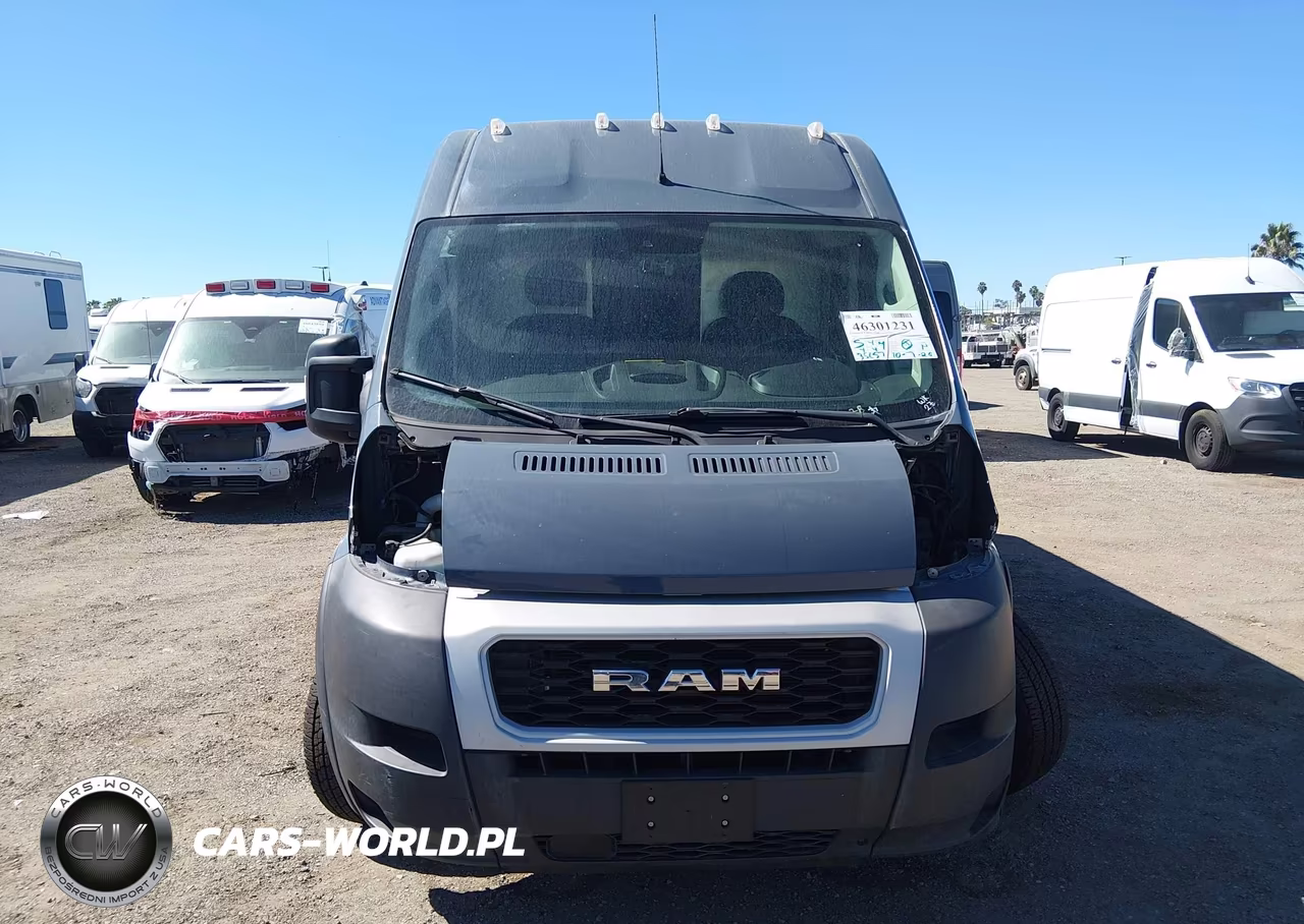2021 Ram Promaster 3500 Cargo Van High Roof 159 Wb Ext VIN:3C6MRVJG4ME549771 - 12