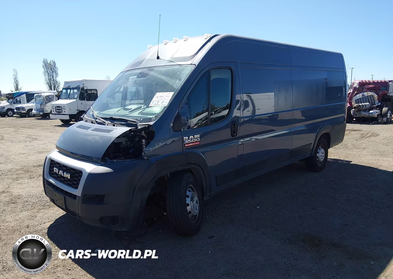 2021 Ram Promaster 3500 Cargo Van High Roof 159 Wb Ext VIN:3C6MRVJG4ME549771 - 2