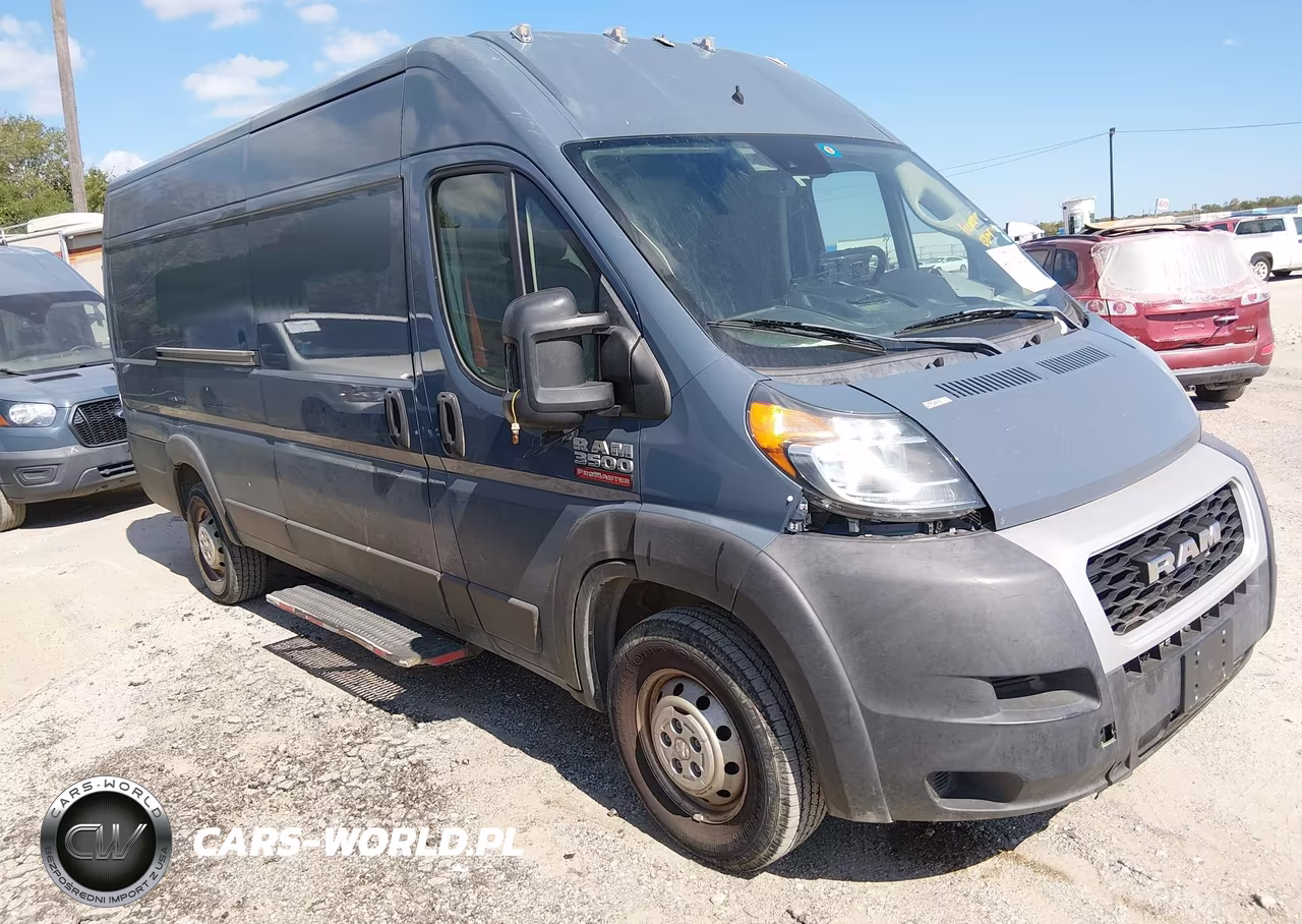 2021 Ram Promaster 3500 Cargo Van High Roof 159 Wb Ext VIN:3C6MRVJG9ME556201 - 1