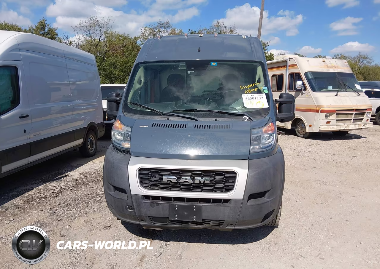 2021 Ram Promaster 3500 Cargo Van High Roof 159 Wb Ext VIN:3C6MRVJG9ME556201 - 12