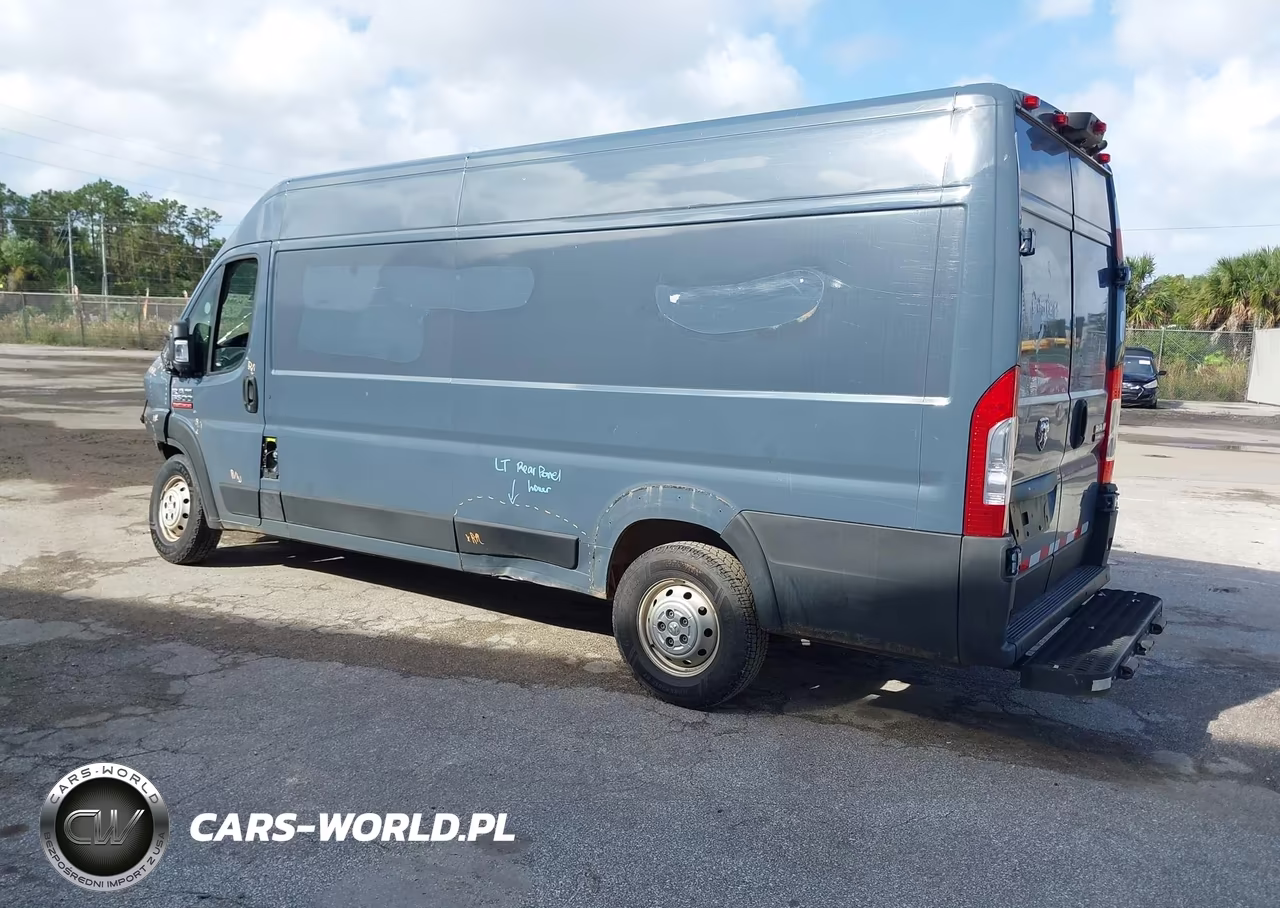 2021 Ram Promaster 3500 Cargo Van High Roof 159 Wb Ext VIN:3C6MRVJG7ME572185 - 3