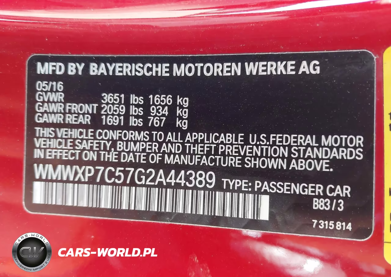 2016 Mini Hardtop Cooper S VIN:WMWXP7C57G2A44389 - 9