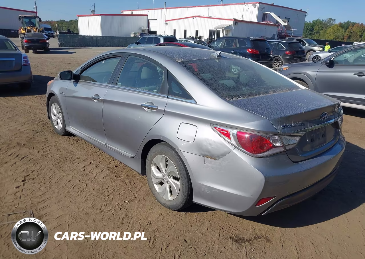 2014 Hyundai Sonata Hybrid VIN:KMHEC4A46EA114622 - 3