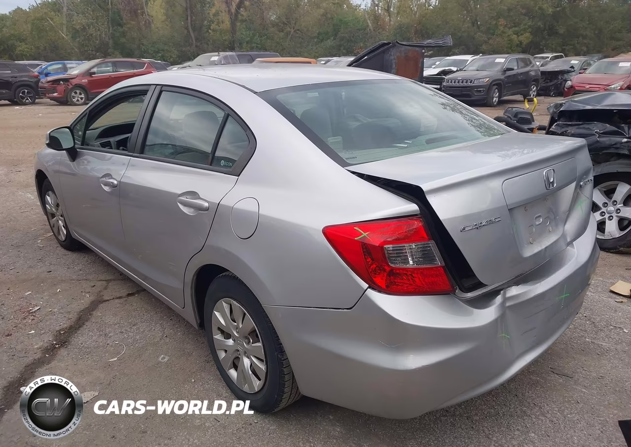 2012 Honda Civic Lx VIN:2HGFB2F50CH305373 - 3