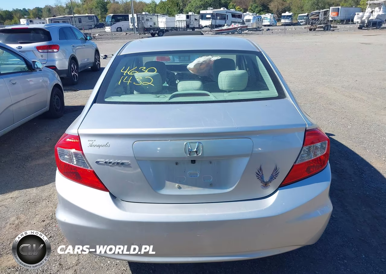 2012 Honda Civic Lx VIN:19XFB2F55CE087747 - 17