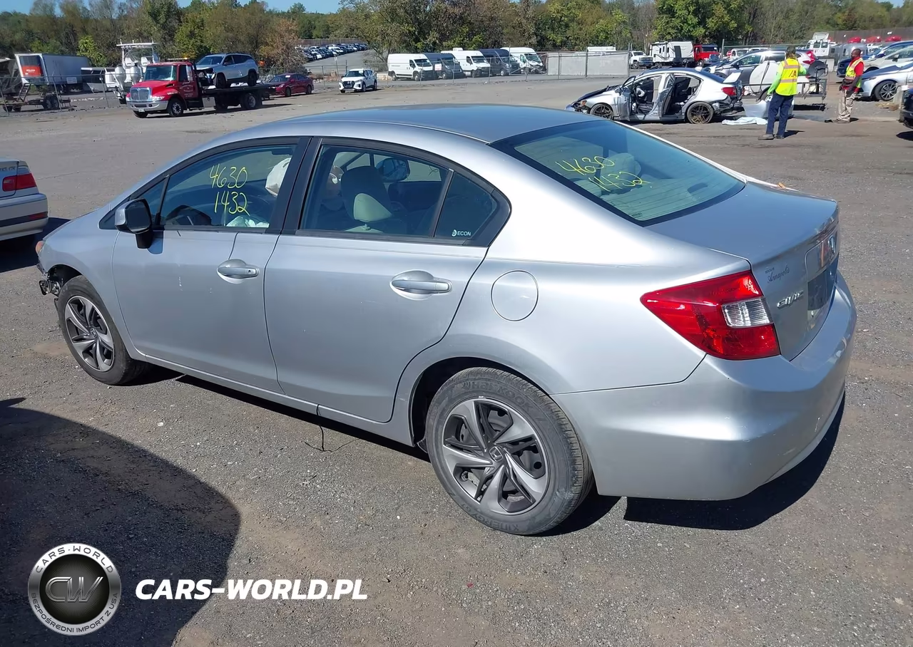 2012 Honda Civic Lx VIN:19XFB2F55CE087747 - 3