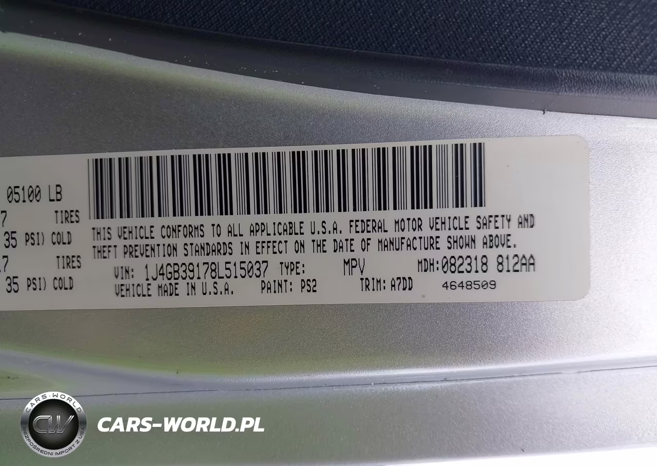 2008 Jeep Wrangler Unlimited X VIN:1J4GB39178L515037 - 9