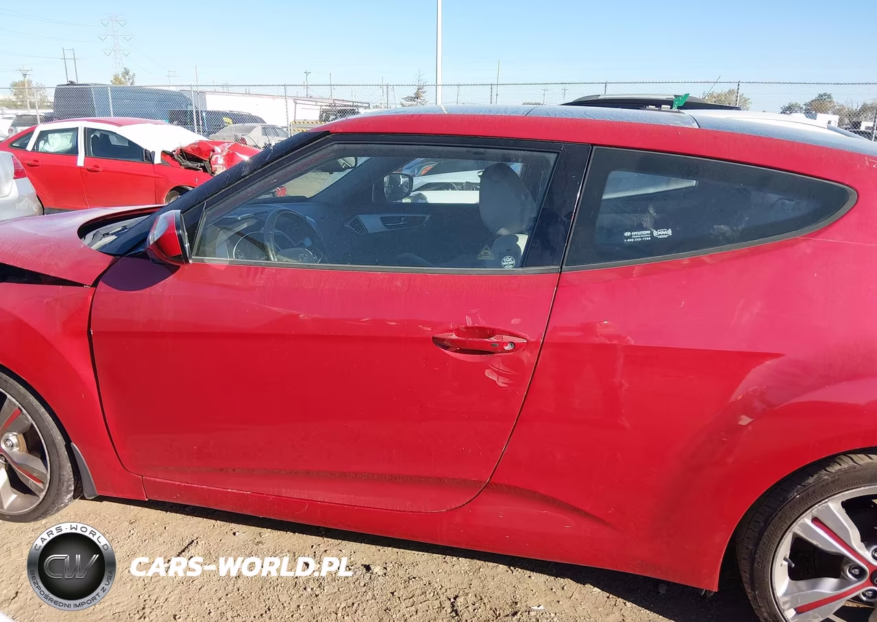 2013 Hyundai Veloster Base W-Gray VIN:KMHTC6ADXDU107981 - 14