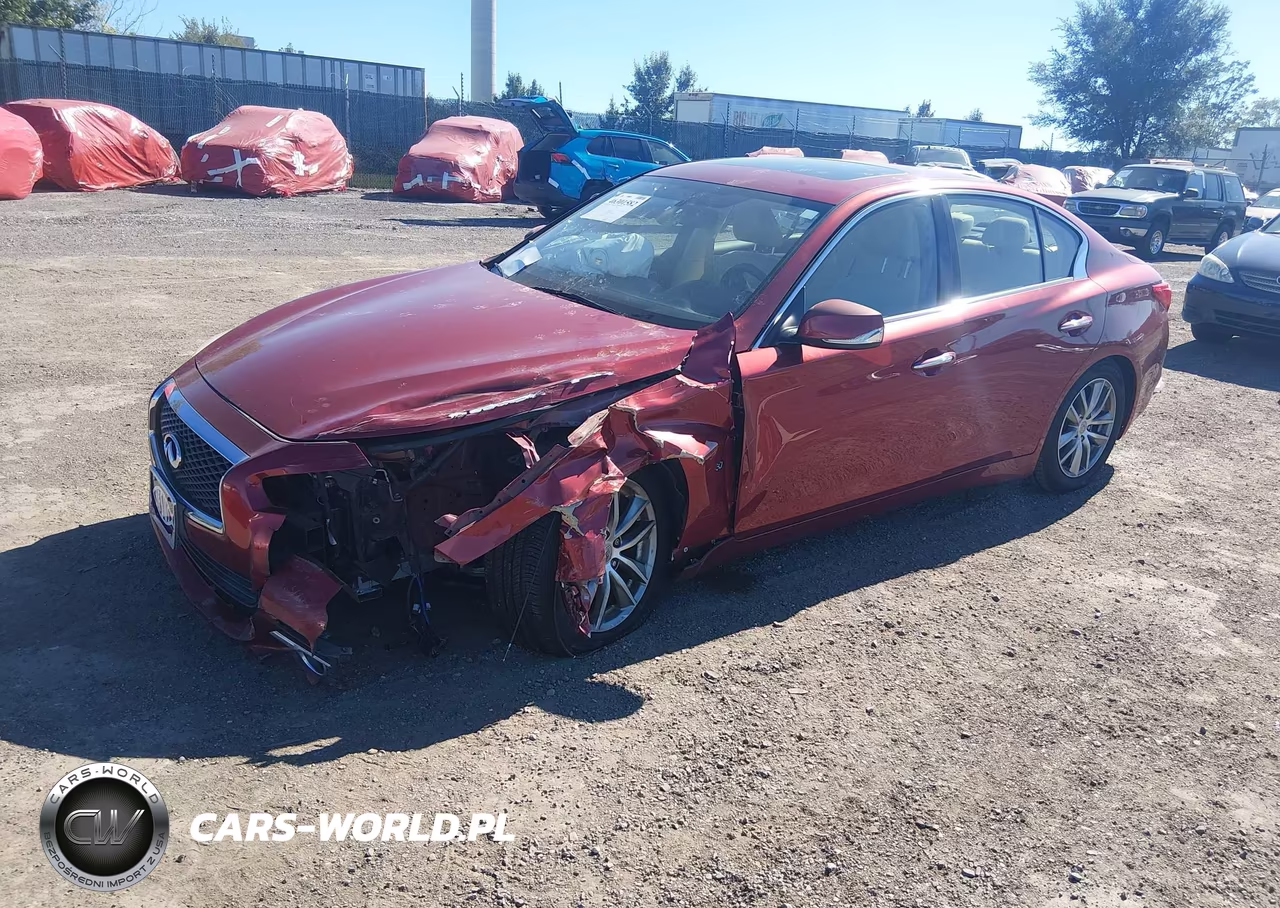 2014 Infiniti Q50 Premium VIN:JN1BV7ARXEM690441 - 2