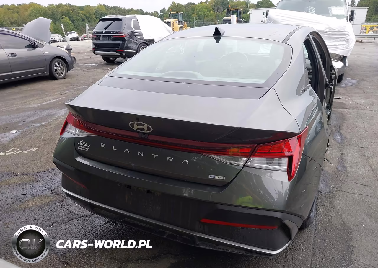 2025 Hyundai Elantra Hybrid Blue VIN:KMHLM4DJ2SU140117 - 17