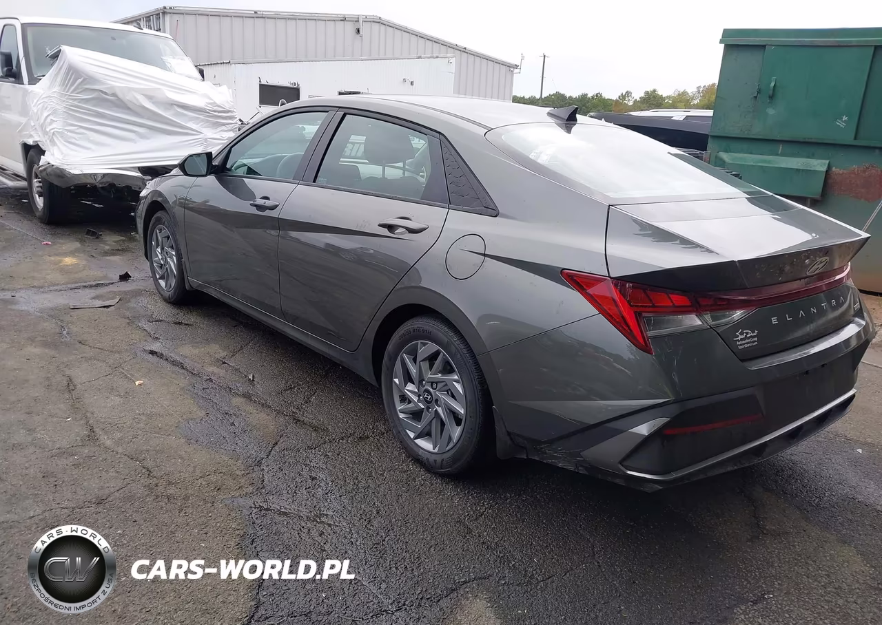 2025 Hyundai Elantra Hybrid Blue VIN:KMHLM4DJ2SU140117 - 3