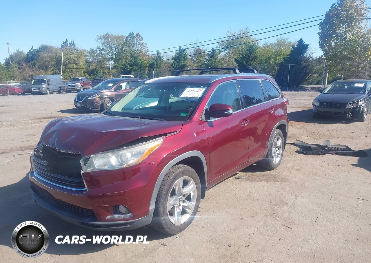 2016 Toyota Highlander Limited V6 VIN:5TDDKRFH1GS264574 - 2