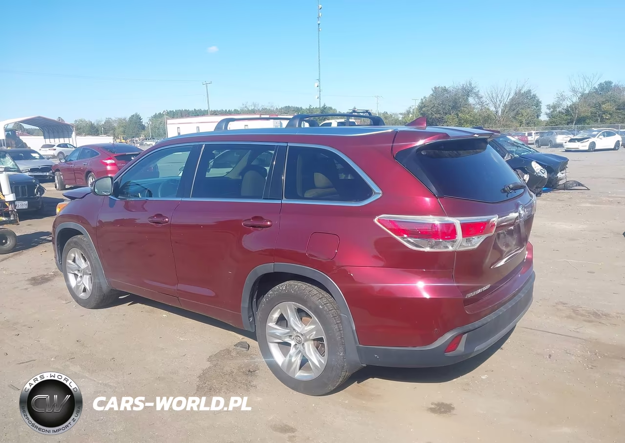 2016 Toyota Highlander Limited V6 VIN:5TDDKRFH1GS264574 - 3