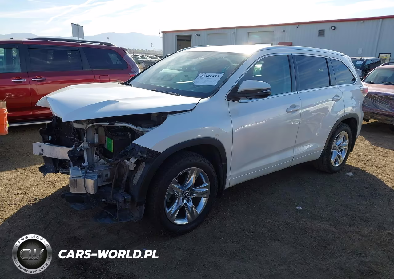 2016 Toyota Highlander Limited V6 VIN:5TDDKRFH2GS318917 - 2