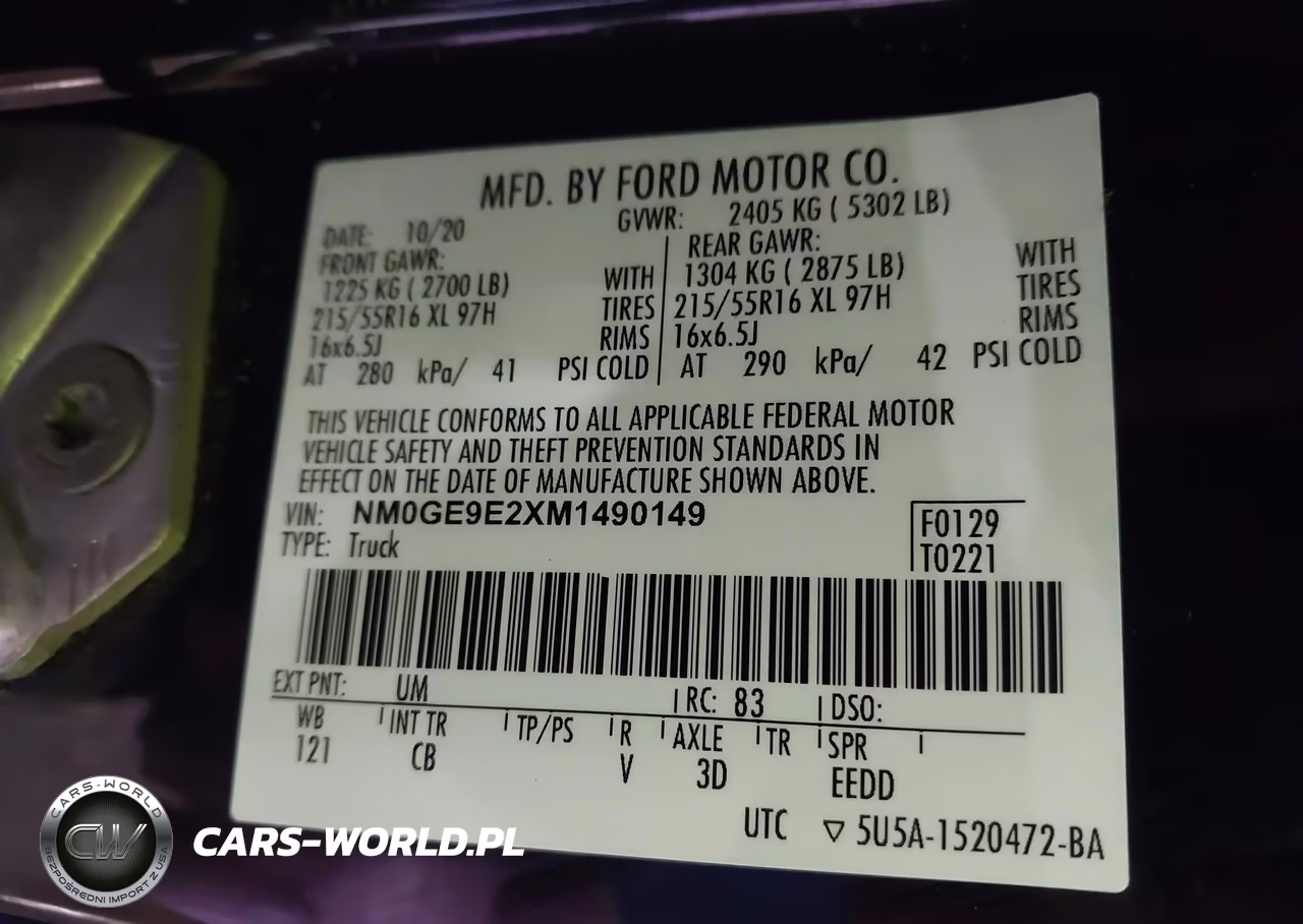 2021 Ford Transit Connect Xl Passenger VIN:NM0GE9E2XM1490149 - 9