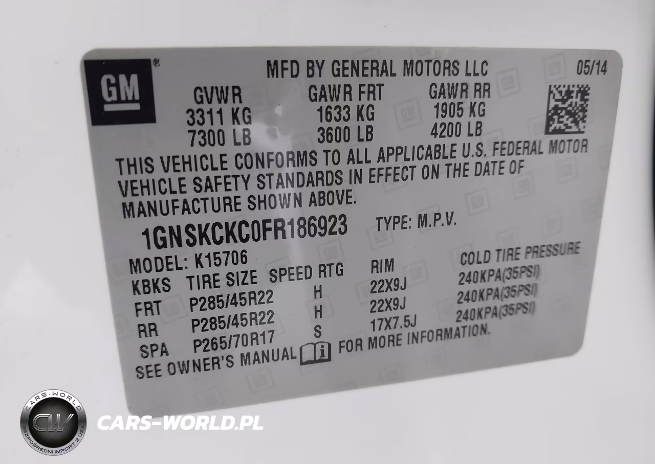 2015 Chevrolet Tahoe Ltz VIN:1GNSKCKC0FR186923 - 9