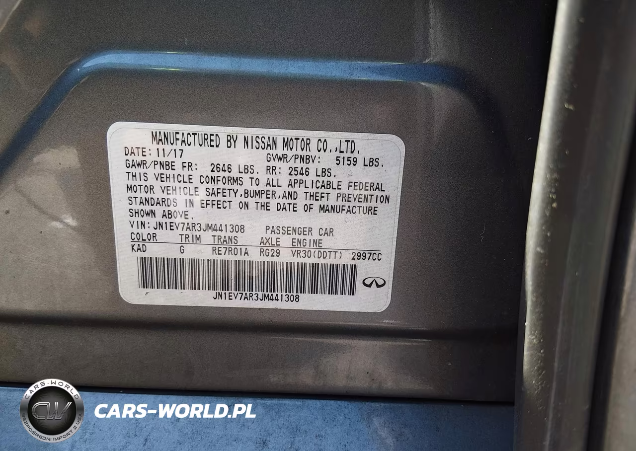 2018 Infiniti Q50 3.0T Luxe VIN:JN1EV7AR3JM441308 - 9