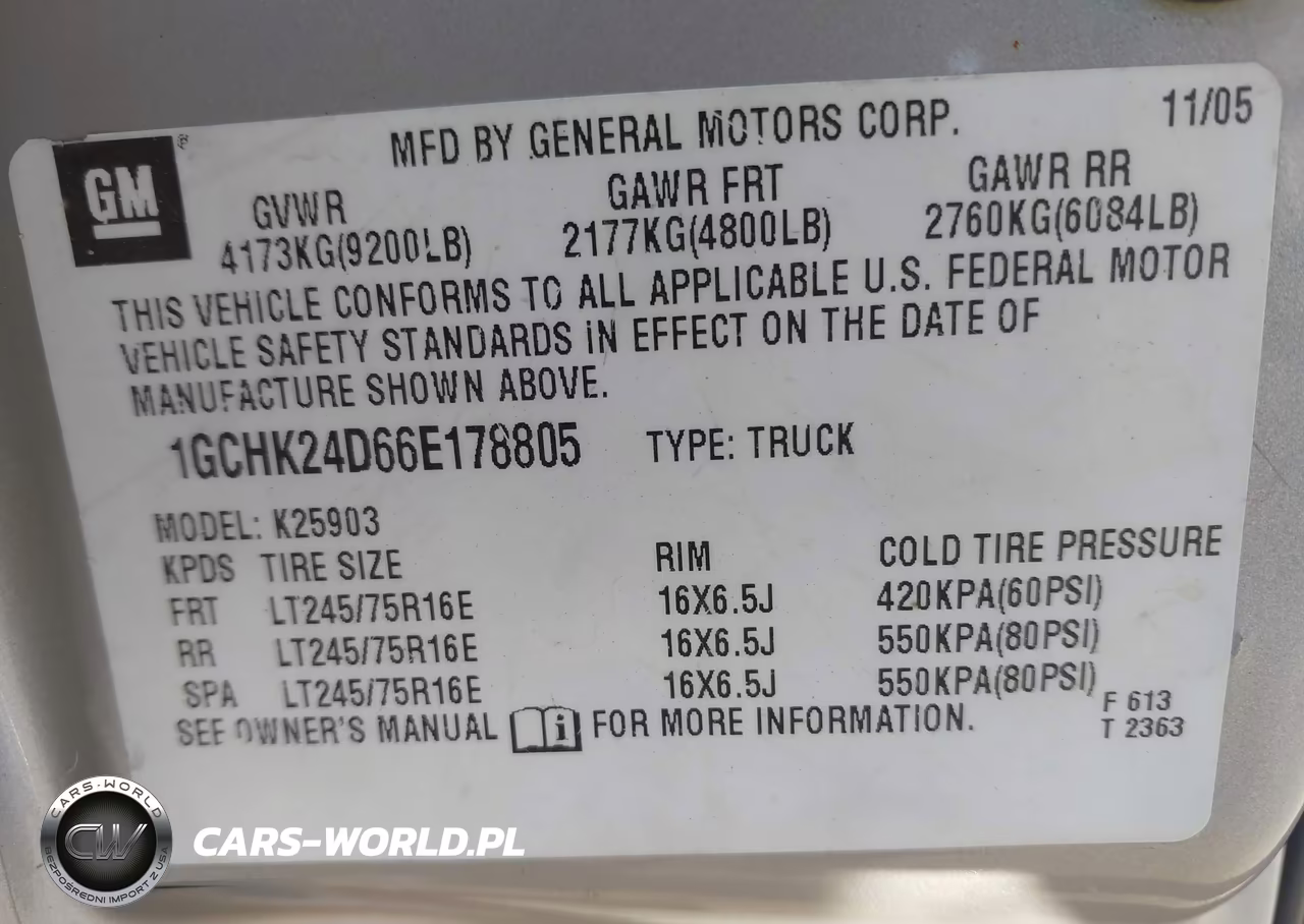 2006 Chevrolet Silverado 2500Hd Lt1 VIN:1GCHK24D66E178805 - 9